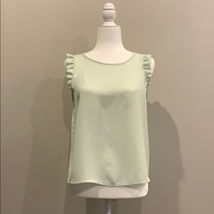 Kohl’s Lauren Conrad mint green blouse tank